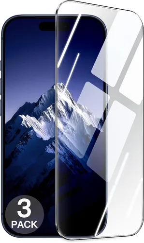 Miniatura 9 de JETech 9H+ - Protector de pantalla inastillable para iPhone 15 de 6.1 pulgadas, película de vidrio templado de grado militar con herramienta