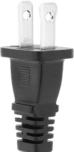 Miniatura 4 de Cable de extensión de 2 clavijas Nema 1-15P macho a doble 1-15R hembra Y Splitter Cable, 1.6 pies
