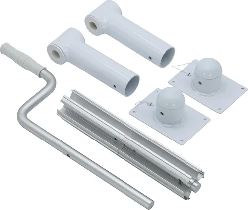 Miniatura 3 de GLI Pool Products Whirlwind - Carrete solar de aluminio sobre el suelo (varios anchos) (18 pies de ancho)