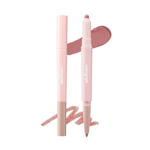 COLORGRAM Todo en Uno Creador de Labios 02 Rosa Fresca | Delineador de Labios Versátil y Contorno con Tonos Naturales, Acabado Mate, Labios Más 02