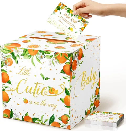 Miniatura 9 de Fumete 51 piezas Caja de tarjetas de rifa de pañales con osos con tarjetas de rifa de pañales insertadas, No podemos esperar, para baby shower