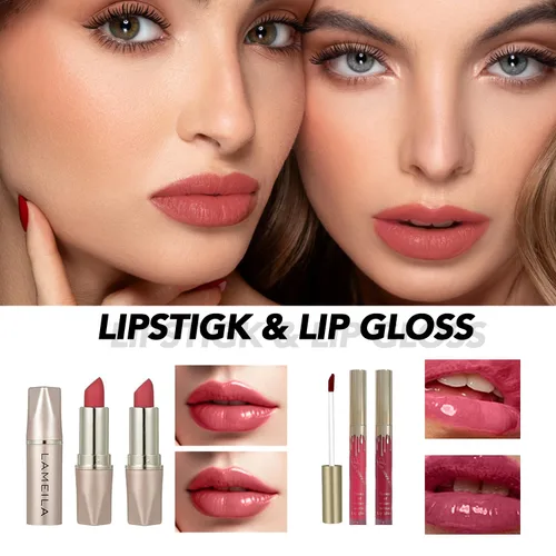 Miniatura 3 de Kit completo de maquillaje de 34 piezas todo en uno para mujeres, incluye paleta de sombras de ojos, barra de contorno, jabón para cejas, juego
