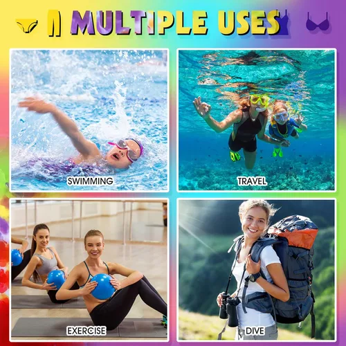 Miniatura 5 de Shappy Paquete de 2 bolsas grandes de viaje para lavandería, bolsa grande para ropa sucia impermeable para maleta, traje de baño, playa, gimnasio