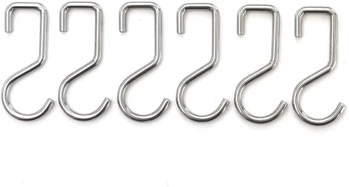 Miniatura 2 de Mercer Culinary M30742 - Ganchos en S de repuesto de acero inoxidable, juego de 6