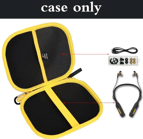 Miniatura 3 de Aproca DEWALT - Funda para auriculares Bluetooth con banda para el cuello 2 en 1 de alta resistencia, color negro (solo funda)