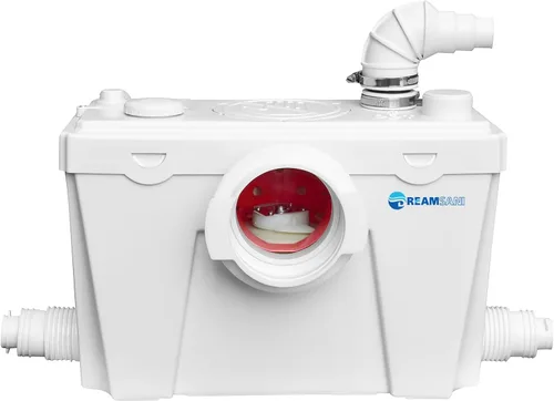 Bomba maceradora de 500 W para macerar la bomba de alcantarillado del inodoro con 4 entradas de agua aguas residuales domésticas baño fregadero