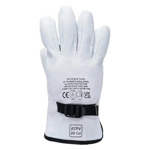 Miniatura 4 de Protectores de guantes eléctricos de cuero OBERON Clase 0