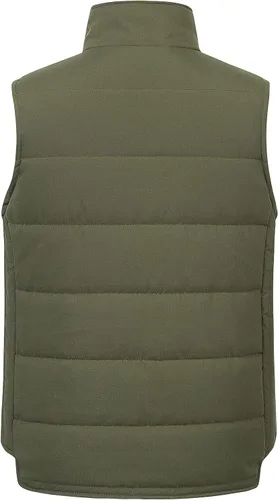 Miniatura 2 de Chrisuno Chaleco de esquí acolchado de invierno ligero para hombre, ropa de abrigo plegable