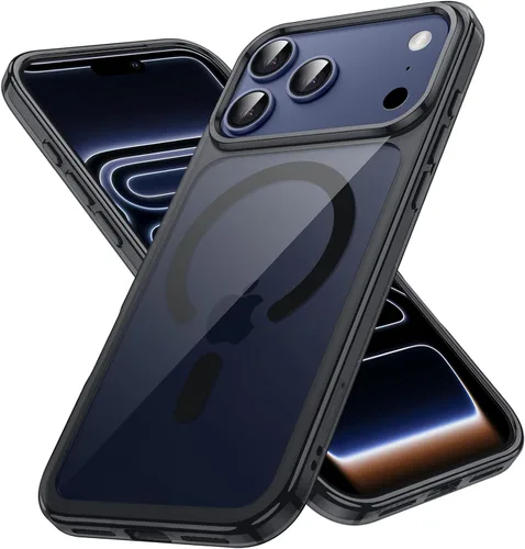 Miniatura 13 de JETech Funda magnética para iPhone 17 de 6.3 pulgadas, compatible con MagSafe, protector de teléfono a prueba de golpes, parte trasera transparente