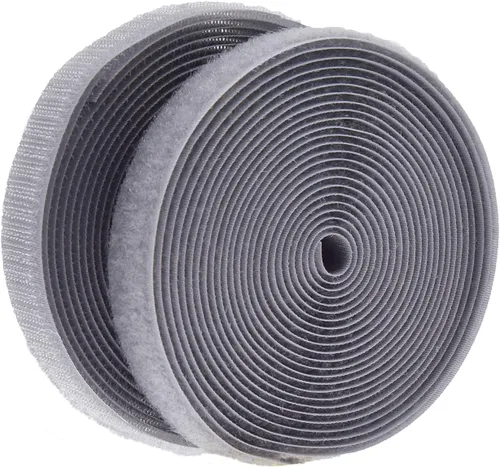 Miniatura 11 de Cinta de Gancho y Bucle para Coser de 5 Yardas, Cinta de Tela de Nailon de Sujeción sin Adhesivo para Manualidades DIY, Cinta Entrelazante