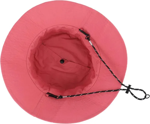 Miniatura 6 de Sombrero de sol para hombres y mujeres, ala ancha, UPF 50+, sombrero de pesca y pescador, impermeable, plegable, sombrero de sol para playa, Rosa