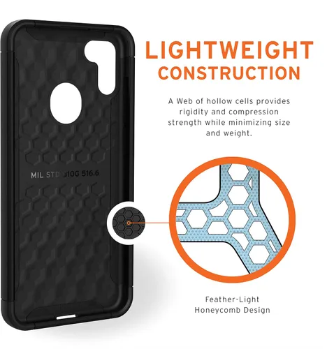 Miniatura 5 de URBAN ARMOR GEAR UAG - Funda protectora para Samsung Galaxy A11 Scout [negra] resistente y ligera, de grado militar, probada contra caídas