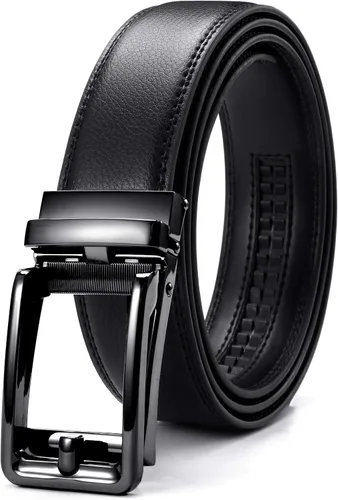 CHAOREN Cinturones Click para hombre – Cinturón de trinquete para hombre de 1 3/8 pulgadas para pantalones de vestir – Compañero perfecto para