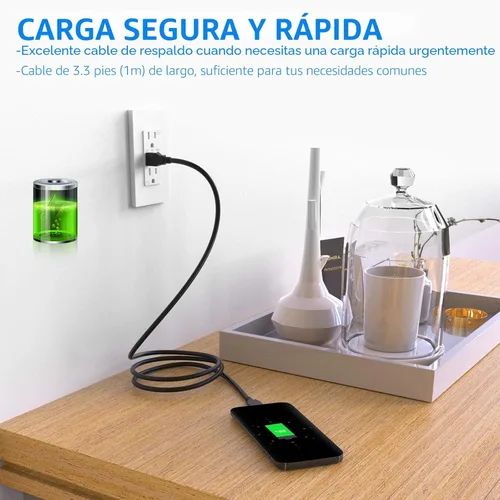 Miniatura 5 de ITD ITANDA Cable USB 3.0 Micro, 3.3 pies, Cable de Disco Duro de Alta Velocidad y Alta Resistencia, Cable USB 3.0 A a Micro B Compatible