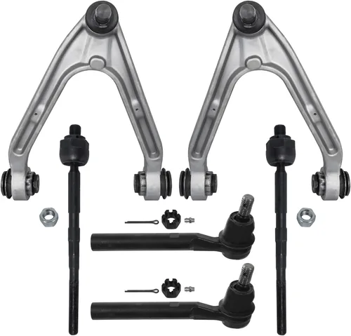 Miniatura 69 de Detroit Axle - Kit de brazos de control de extremo delantero 4WD para Ford 04-08 F-150, 06-08 Lincoln Mark LT, 4 extremos de barra de acoplamiento