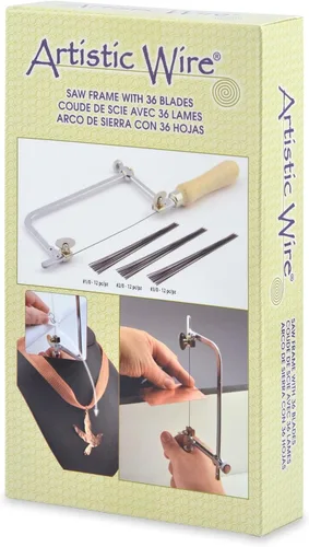 Miniatura 6 de Artistic Wire Jewelers - Cuchillas de repuesto para sierra, tamaño 1/0, 144 piezas, ideal para joyeros, plateros y trabajadores aficionados, sierra