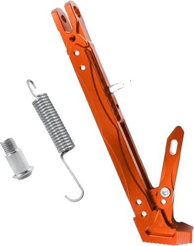Miniatura 10 de Caballete de motocicleta universal ajustable con soporte lateral para pie, caballete de estacionamiento para motocicleta eléctrica, soporte lateral