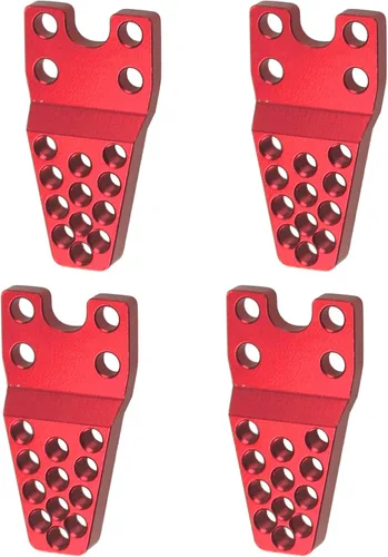 ShareGoo - Juego de 4 soportes de amortiguadores de metal para coche RC, ajuste de altura y ángulo, kit de elevación de suspensión compatible con