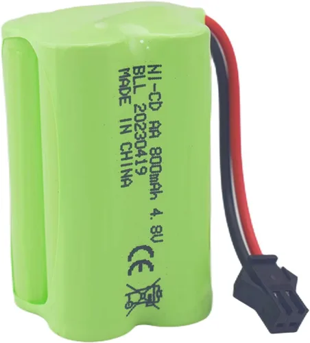 Miniatura 4 de AA 4.8V 800mah SM-2P Plug Batería recargable con cable de carga USB para 1/28 Stunt RC car C128 1/28 NB2801 NB2802 NB2803 doble cara Tumbling Spin