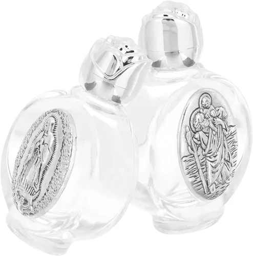 Miniatura 3 de ABOOFAN 6 unidades para aceite Jesús cristiano oro Pascua aceites tonos decoraciones contenedor agua esencial vidrio festival recargable bautismo