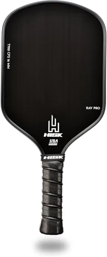 Miniatura 7 de RAV PRO Paleta de Pickleball - Ultimate HIGH END de 16mm Fibra de Carbono Cruda Toray T700 Japonesa con Excelente Textura de Rugosidad GRIT, Curva
