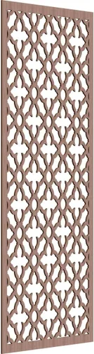 Miniatura 100 de Madison Paneles de pared decorativos de madera con calado, 9 3/8 pulgadas de ancho x 24 3/8 pulgadas de alto x 3/8 de alto, roble rojo rojo (Red Oak)