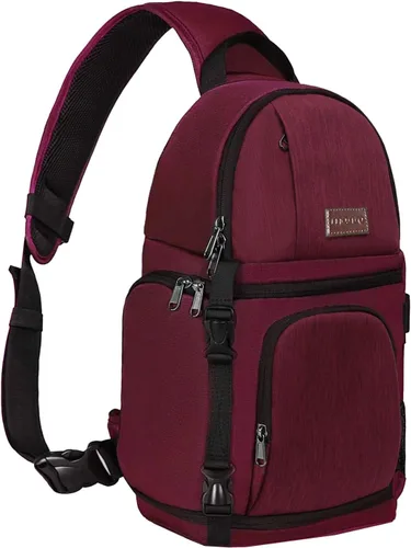 Miniatura 13 de MOSISO Bolsa para cámara DSLR/SLR/SLR/sin espejo, mochila para cámara fotográfica a prueba de golpes con soporte para trípode e inserciones Beige