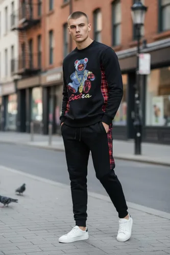 Miniatura 52 de SCREENSHOT APPLIQUE F11966 Premium Fleece Streetwear Chenille EMB Crew Neck Sweatshirt - Classic Fit