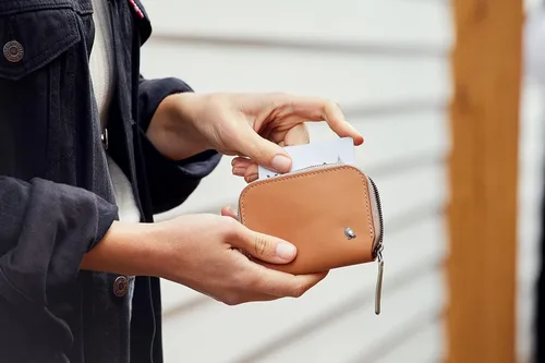 Miniatura 7 de Bellroy Folio Mini - (calma, moneda), Negro -, Cartera RFID