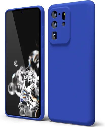 Miniatura 46 de oakxco Funda para teléfono Samsung Galaxy S21 Ultra con agarre de silicona líquida, bonita funda delgada y delgada de goma suave de TPU lisa
