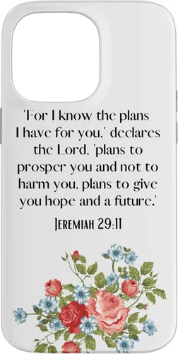 Miniatura 21 de iPhone 13 Pro Max Sé los planes que tengo para ti, dice el Señor Jeremías 29:11