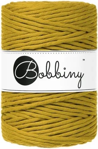 Miniatura 24 de Bobbiny Cordón de macramé XXL de 0.197 in de una sola capa (aguamarina), 108 yardas/330 pies (100% algodón reciclado)