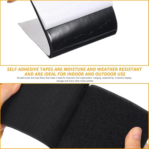 Miniatura 5 de Waydress Cinta adhesiva de nailon de doble cara de 6 pulgadas de ancho para sofá, cojines, alfombras, tela de costura, proyectos de bricolaje
