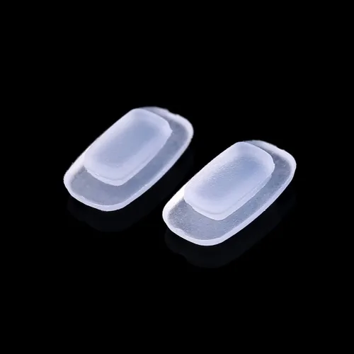 Miniatura 5 de 5 pares de almohadillas de nariz de silicona suave unisex con adhesivo de silicona para la nariz, almohadilla de nariz antideslizante para gafas