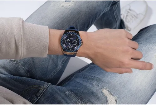 Miniatura 8 de GUESS Reloj de cuarzo de acero inoxidable para hombre