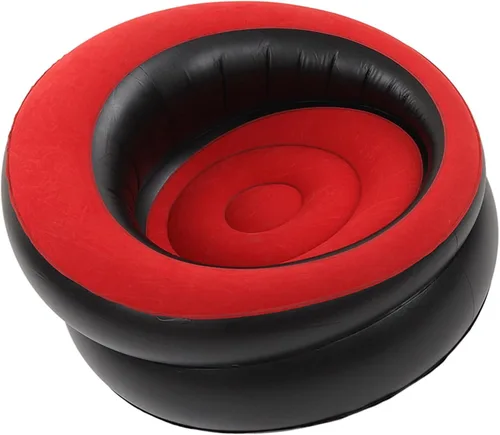 Miniatura 9 de CHICIRIS Silla inflable con la válvula de inflación rápida, sofá inflable simple del aire para el senderismo al aire libre