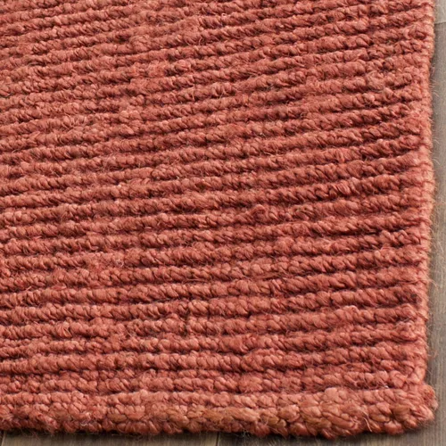 Miniatura 35 de SAFAVIEH Alfombra 9x12 - Colección de fibra natural - Grande - Marrón, Yute hecho a mano, estilo granja, textura gruesa de pelo grueso (NF447D)