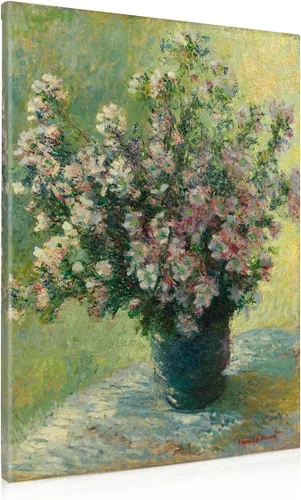 Miniatura 79 de IPIC - Reproducción artística de los lirios de agua de Claude Monet 1906, impresiones giclée coinciden con el marco dorado clásico, arte de pared