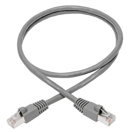 Miniatura 56 de Tripp Lite Cable Ethernet Cat6a 10G, cable de conexión de red STP moldeado sin enganches (RJ45 M/M), negro, 35 pies/34.8 ft, garantía