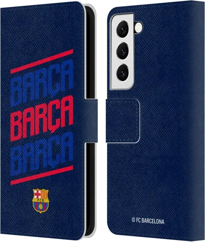 Miniatura 185 de Head Case Designs Funda de piel con licencia oficial del FC Barcelona Barca Crest Graphics para Samsung Galaxy A06 4G
