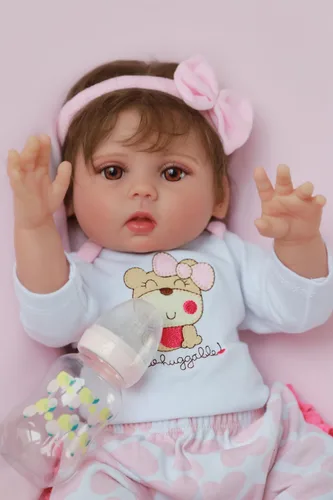 Miniatura 6 de Kaydora Muñecas Reborn Realistas de Bebé - Muñeca de bebé de silicona de 18 pulgadas, muñecas de vida real con cuerpo completo de vinilo, muñeca