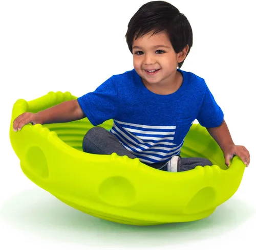 Simplay3 Disco Tambaleante Rock Around de Dos Lados y Cúpula de Escalada para Niños Pequeños y Niños - Balanceo y Escalada - Interior/Exterior -