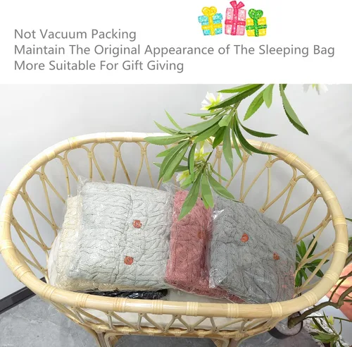Miniatura 2 de insular Saco de dormir cálido para bebé tipo sobre de invierno para niños, saco de pie para cochecito, saco de dormir tejido para recién nacido
