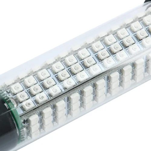 Miniatura 4 de 12 V 14 W 180 LEDs 1300 lúmenes LED sumergible Pesca Luz submarina buscador de peces lámpara con cable de 16.4 ft Verde