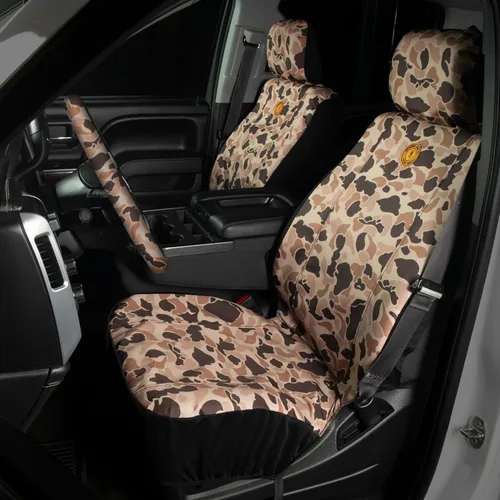 Miniatura 6 de Browning Fundas universales para asiento de banco y respaldo bajo, resistentes al agua y a la suciedad, fundas de asiento de auto, camión y SUV