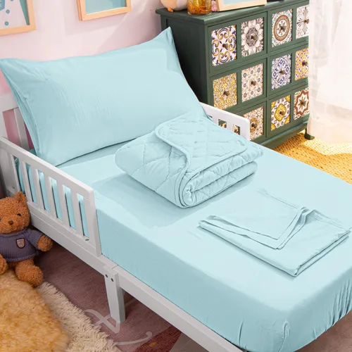 Miniatura 47 de NTBAY Juego de edredón Twin con sábanas, juego de ropa de cama Twin suave y transpirable de 5 piezas, cama Twin en una bolsa, juego de edredón Gris