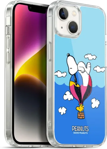Miniatura 235 de Head Case Designs Funda de gel con licencia oficial de Peanuts Snoopy & Woodstock Halfs and Laughs [protección de grado militar] compatible
