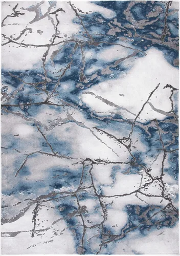 Miniatura 38 de SAFAVIEH Craft Collection Alfombra de Acento - 2' x 3', Gris y Azul, Diseño Contemporáneo, Resistente a las Manchas, Ideal para Áreas de Alto