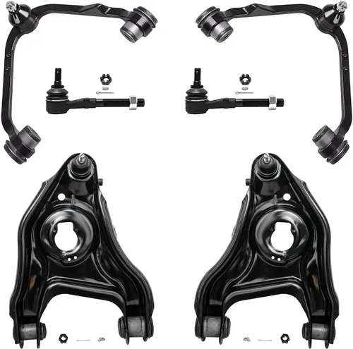 Miniatura 210 de Detroit Axle - Kit de extremo delantero para Chrysler 300 Dodge Charge Challenger 2011-2023, 2 brazos de control inferiores traseros 2 rótulas