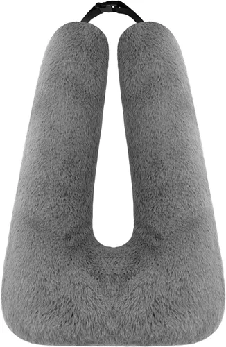 Miniatura 7 de Almohada de viaje, almohada de automóvil para niños y adultos, almohadas de viaje ergonómicas para ayudar a dormir para soporte de cuello y cuerpo